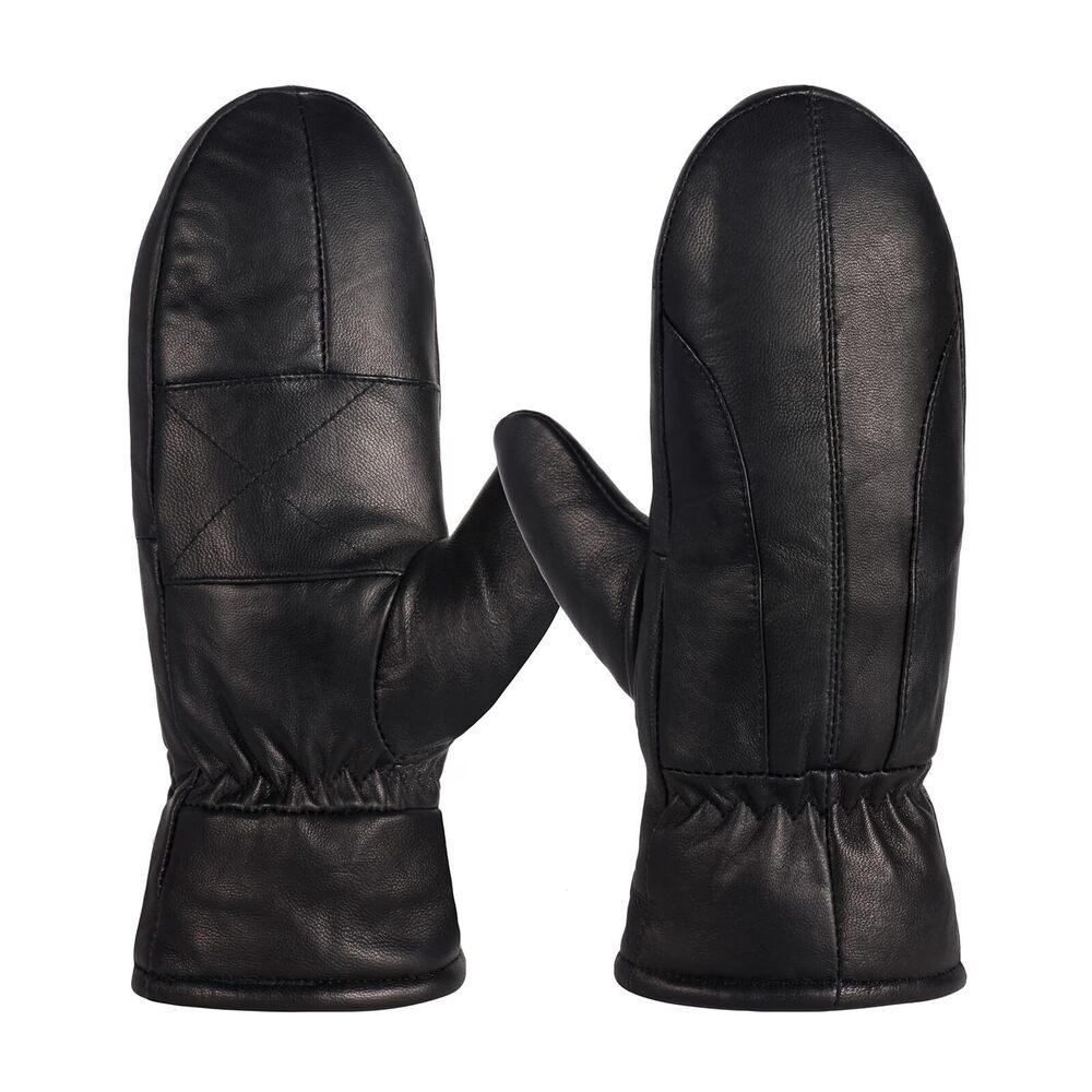 5379 Leather Mittens,Outdoors Winter Mittens For Men & Women,Warm Snow Mittens